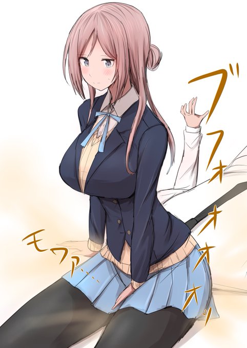 学マスの姫崎莉波が顔面騎乗して恥ずかしながらおならしている感じです。 