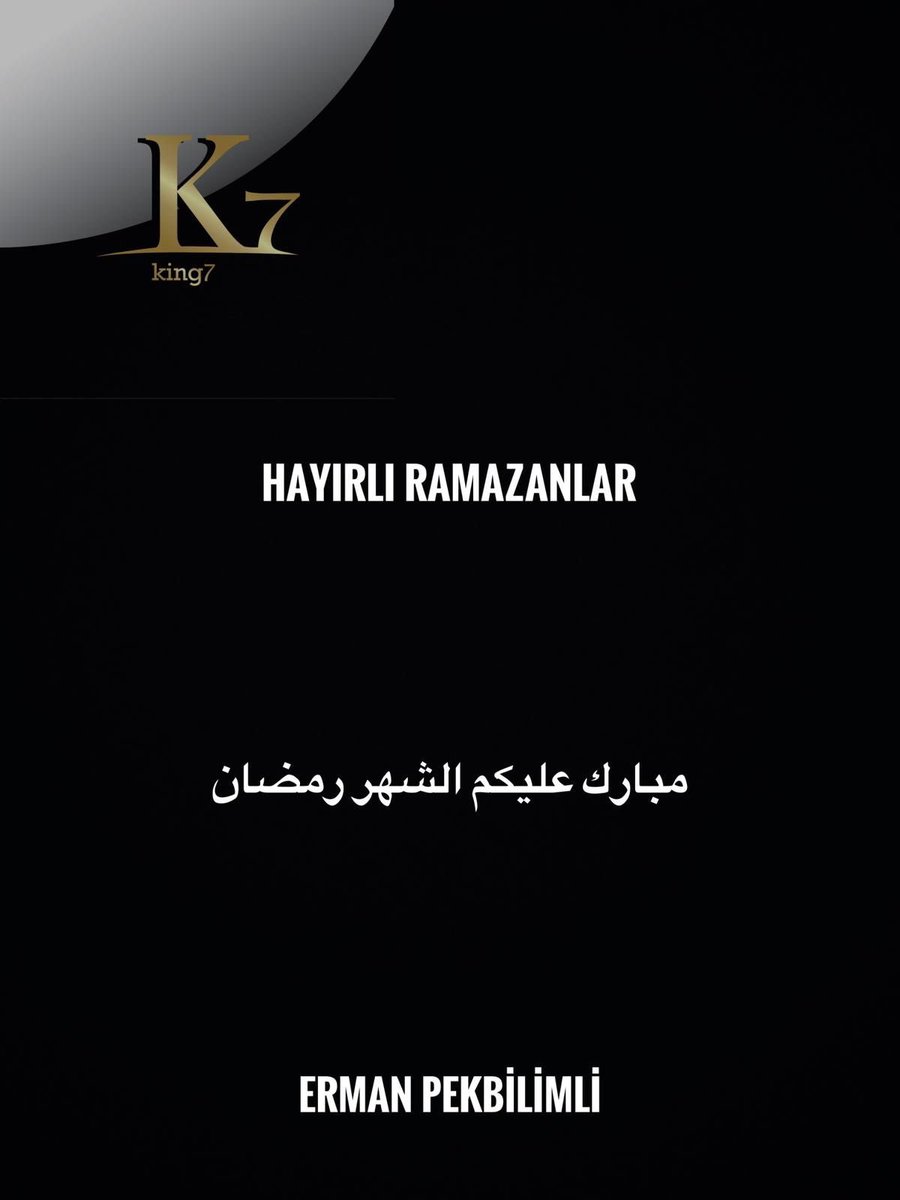 Hayırlı Ramazanlar 🙏🌙🙏