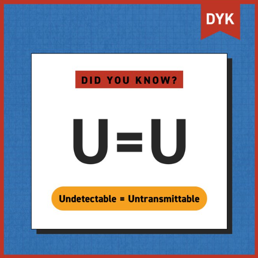 Freedom means being able to love without fear. Undetectable = Untransmittable. When people with HIV have an undetectable viral load, they cannot transmit #HIV to their sexual partners #PGcounty #Maryland #STI #UequalsU #SexualHealth #healthandwellness #HIVprevention #HIVawareness