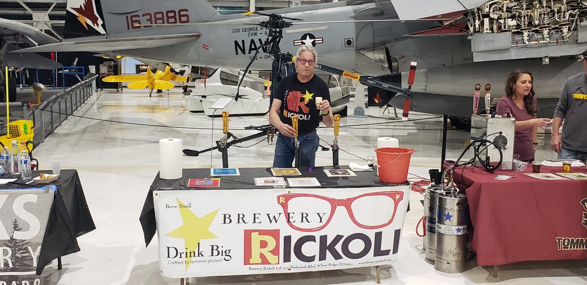 breweryrickoli's tweet photo. pouring at #SudsforSid at Wings Over the Rockies https://t.co/7dXHZhUGga