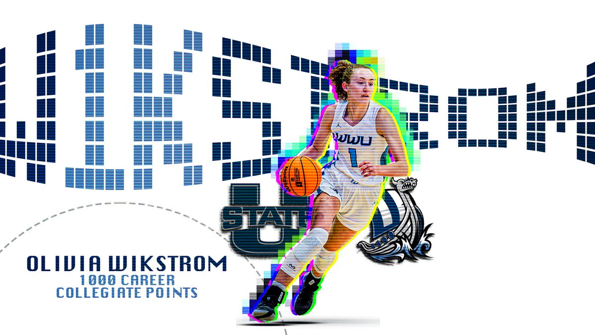 W🏀| With her 11 points today, Olivia Wikstrom has now topped the 1,000 point mark for her collegiate career! Amazing accomplishment, Olivia! Congratulations! GO VIKS!🤘