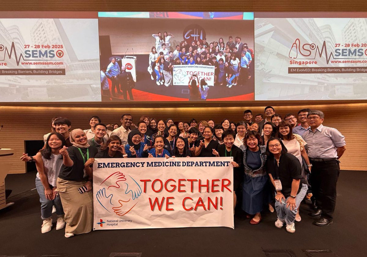 Proud of Team NUH for winning the #SimWars champion this year at #SEMS conference 2025! 😍🥳