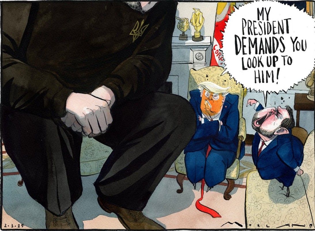 Today's 'Times cartoon, by Morten Morland