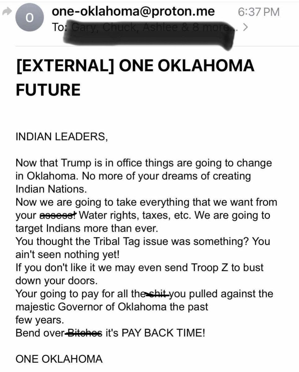 When I say that I’m proud of where I’m from, know that I mean the Cherokee Nation, not the state of Oklahoma.
