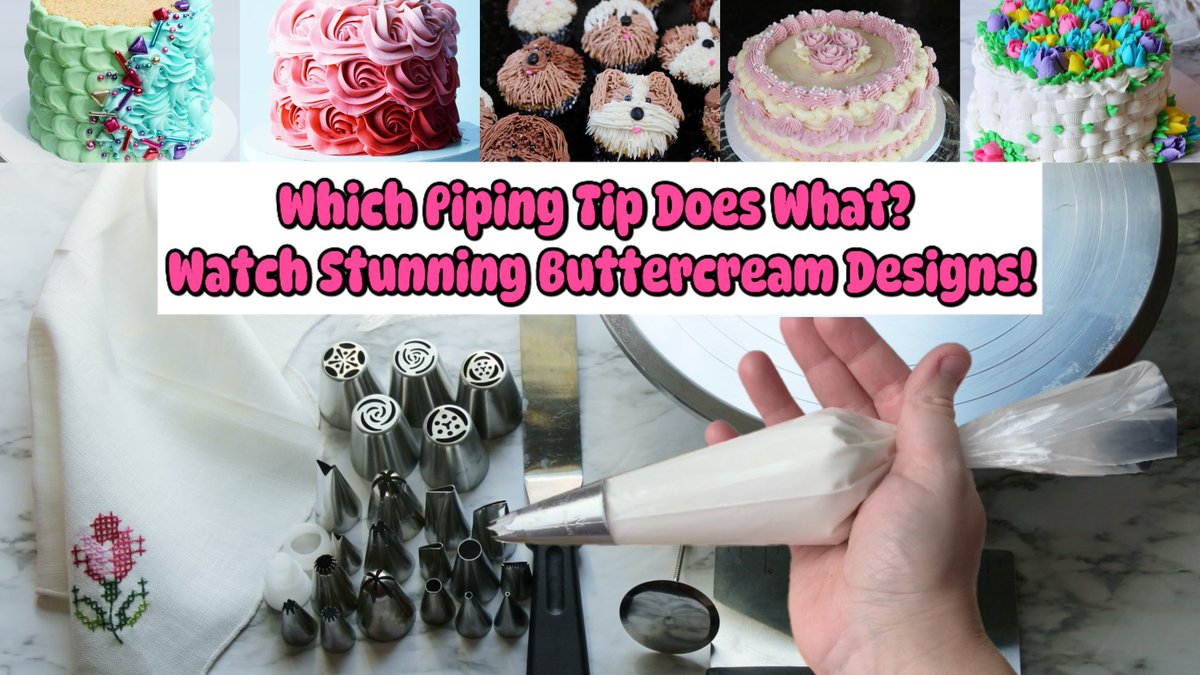 IcingOnTopBecky's tweet photo. 🚨 New YouTube Video! 🎥✨

🎂 Ever wondered which piping tip does what? In my latest video, I’m showing how different piping tips create unique buttercream textures & designs on cakes and cupcakes! From elegant ruffles to bold swirls and delicate florals, you’ll see it all!

🧁 Whether you’re decorating for a party or adding stunning details to your cake, mastering your piping tips is key!

📺 Watch now: https://t.co/BvkiS37eVG

Which piping tip is your go-to? Let me know! 🎂💕 #CakeDecorating #PipingTips #ButtercreamDesigns