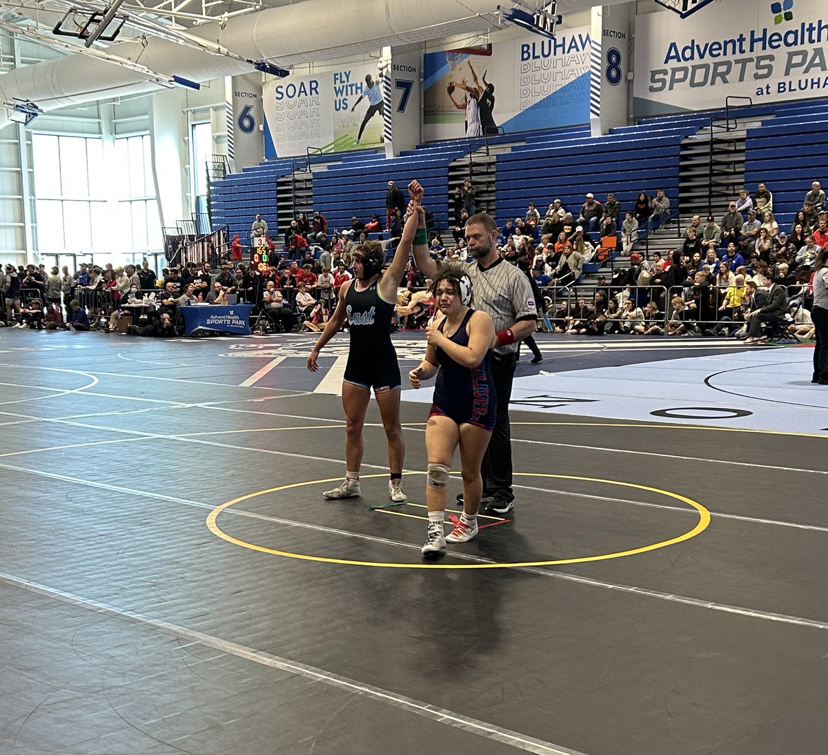Our first state placer in girl’s program history: 

Sylvia MohrSting

She placed 5th at 140. She has blazed a trail for more to follow! 

<a href="/SMEastLancers/">SME Lancers</a>