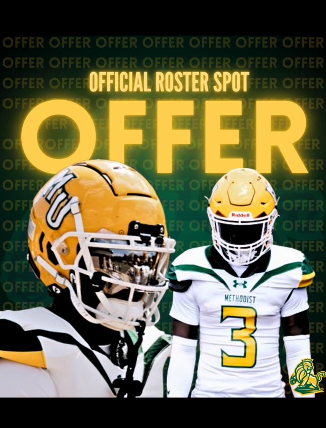 Aiden Myers (@a1denmy3rs) on Twitter photo Blessed to receive and Offer from Methodist University <a href="/ToCreek/">WELCOME TO THE CREEK (Mallard Creek Football)</a> <a href="/CoachKTinsley/">Kennedy Tinsley</a> <a href="/Coach_Sneed_/">Brandon Sneed</a> <a href="/Coach_Jones4/">Tyrrel Jones</a> <a href="/merritt_coach/">Barry Merritt</a> <a href="/tra_pound5/">Coach Tra</a> Blessed to receive and Offer from Methodist University <a href="/ToCreek/">WELCOME TO THE CREEK (Mallard Creek Football)</a> <a href="/CoachKTinsley/">Kennedy Tinsley</a> <a href="/Coach_Sneed_/">Brandon Sneed</a> <a href="/Coach_Jones4/">Tyrrel Jones</a> <a href="/merritt_coach/">Barry Merritt</a> <a href="/tra_pound5/">Coach Tra</a>