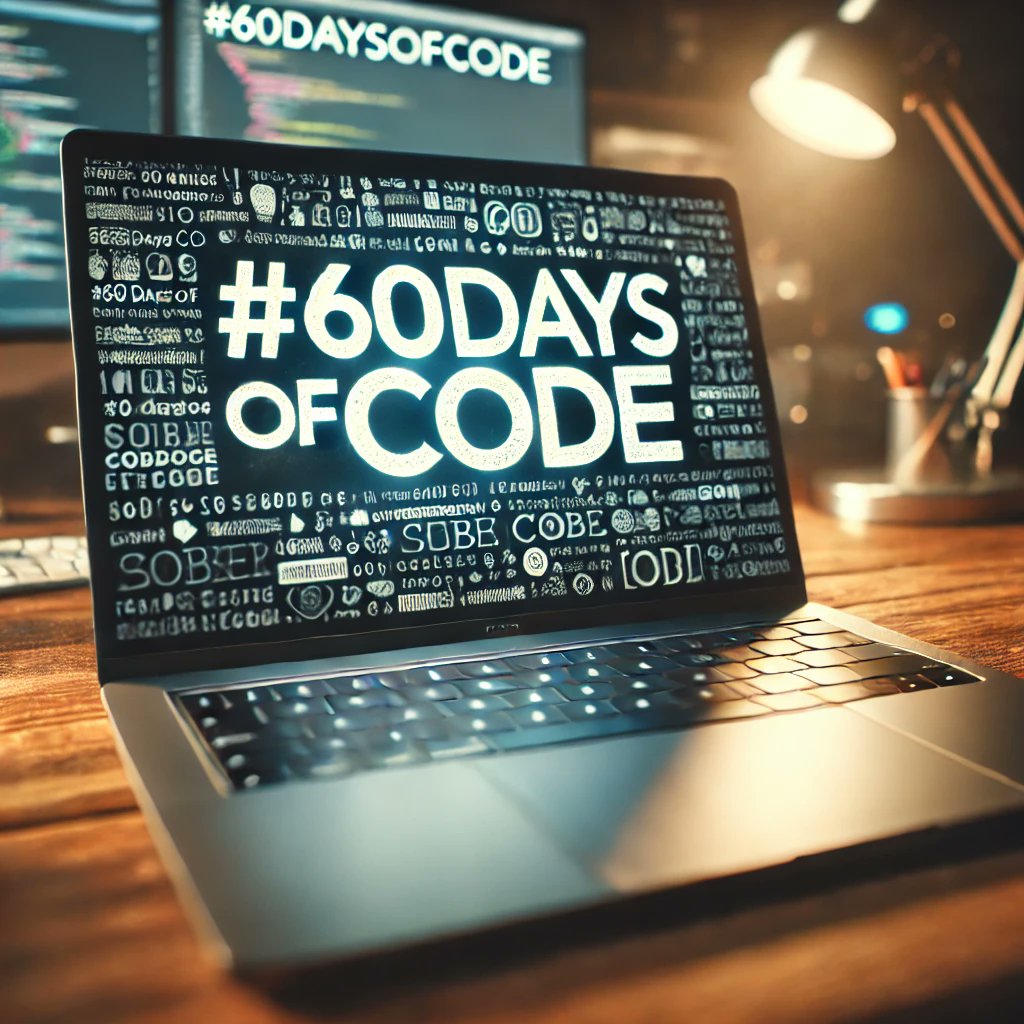 ElvisIbenacho's tweet image. Embarking on a 60 Days of Coding Challenge! 💻
I'm thrilled to kick off a 60-day coding challenge, focusing on mastering Django and diving deep into DSA (Python). This journey will be all about learning, building projects, and pushing my coding skills to new heights. #letscode