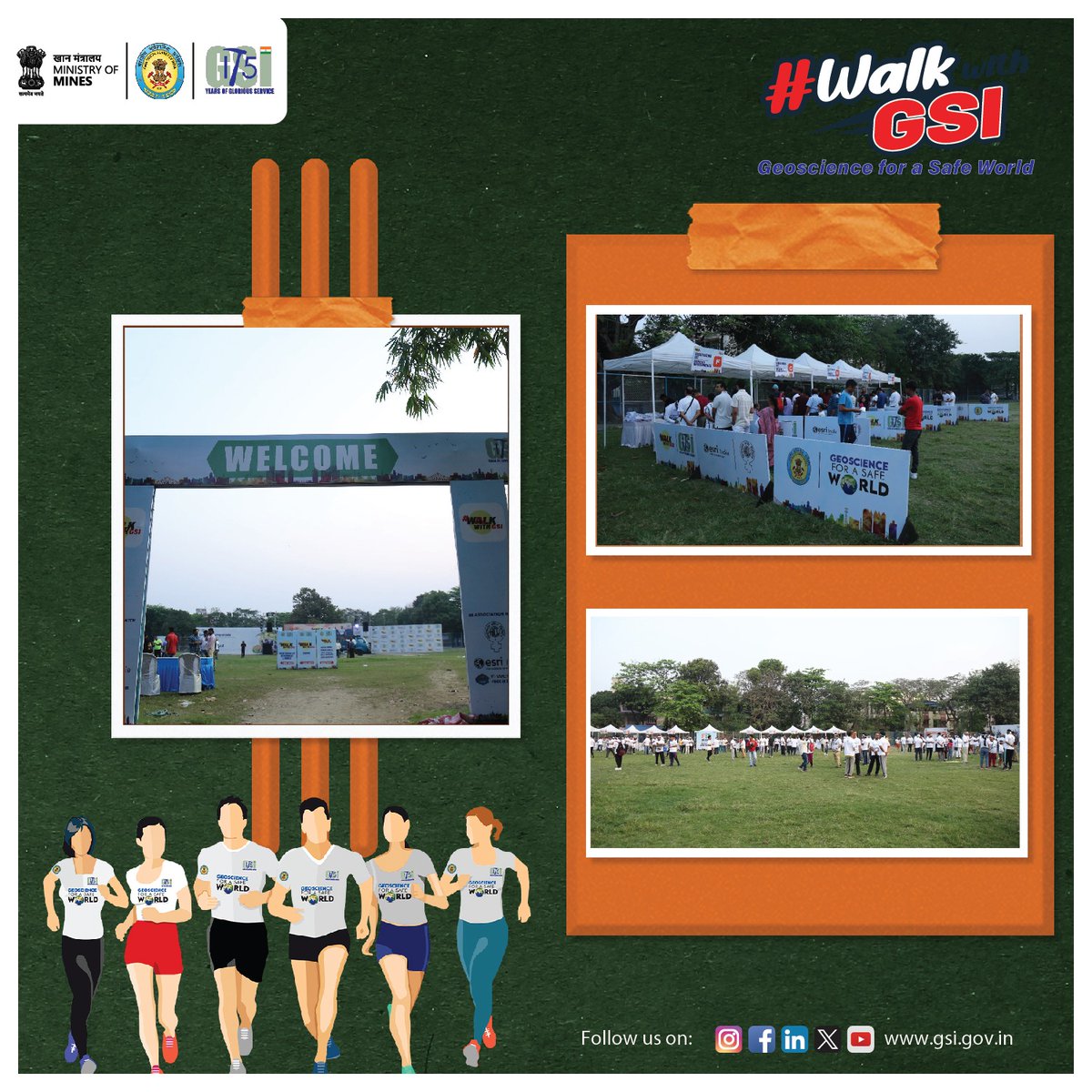 GeologyIndia's tweet photo. It’s Walkathon Day! Energy is in the air as participants gather at CK-CL park, Salt Lake, Sector-II, Kolkata. Stay tuned for live moments.
Follow the link:
https://t.co/ri0SJRsqdL
#WalkwithGSI #175yearsofGSI https://t.co/2T4xwBUnbJ