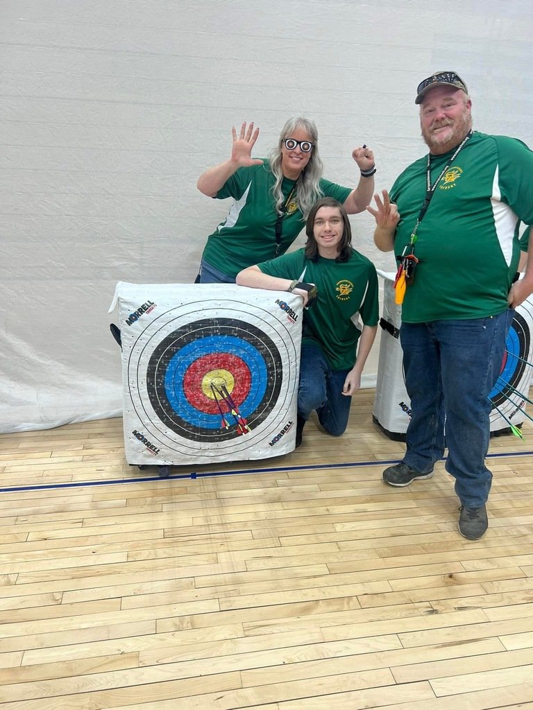 Todays Tri High Spring Shoot results:

HS shot a 3168
MS Shot a 3067

Northeastern also swept the top 3 places: 
HS 
1. Noah Willet 289
2. Annie Hickel: 280
3. Dakota Booker: 279