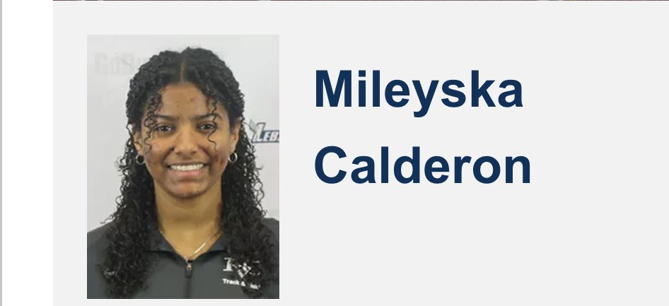 Congratulations to Cedars Track and Field alum, Mileyska Calderon who anchored the LVC Women’s 4x200 3rd place and 4x400 2nd place teams at the MAC Indoor Championship. Congratulations to Mileyska!