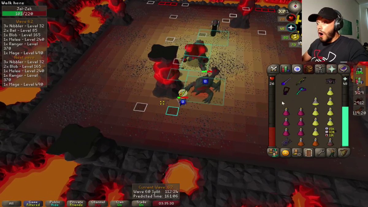 Bruddor's tweet photo. Inferno Cape Obtained – 10 Close Calls, Pure Chaos!!

Got chanced 10 times, heart nearly gave out, but somehow I made it 😁 

Full run is now live on YouTube!

🎥: https://t.co/xsvqSGLiPg

#OSRS #Inferno #InfernalCape #OldSchoolRuneScape https://t.co/YbHFh11mNt