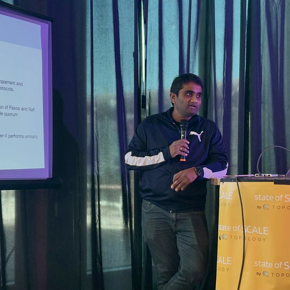 topology_gg's tweet image. Our speaker @GowthamK from @CUBoulderOmbuds
Talk title: Convergence is half-way to Consensus

At #StateOfScale. RSVP lu.ma/7ueti2gr

#ETHDenver2024