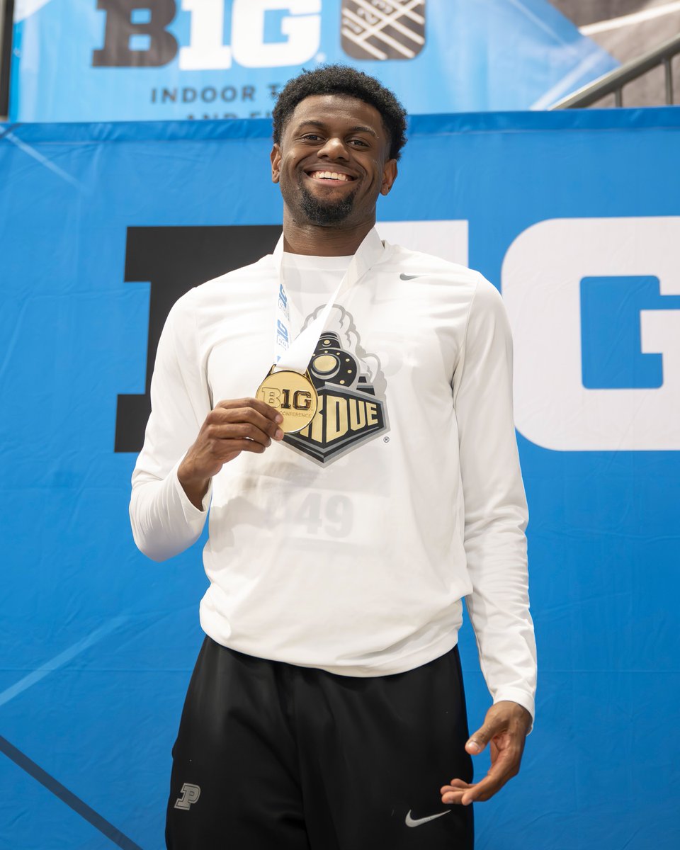 PurdueTrackXC's tweet photo. ADD IT TO THE COLLECTION 🥇

Cam Miller claims the 200m title in the Big Ten Indoor Championships in 20.31!

#BoilerUp https://t.co/3GVOOGQmeB