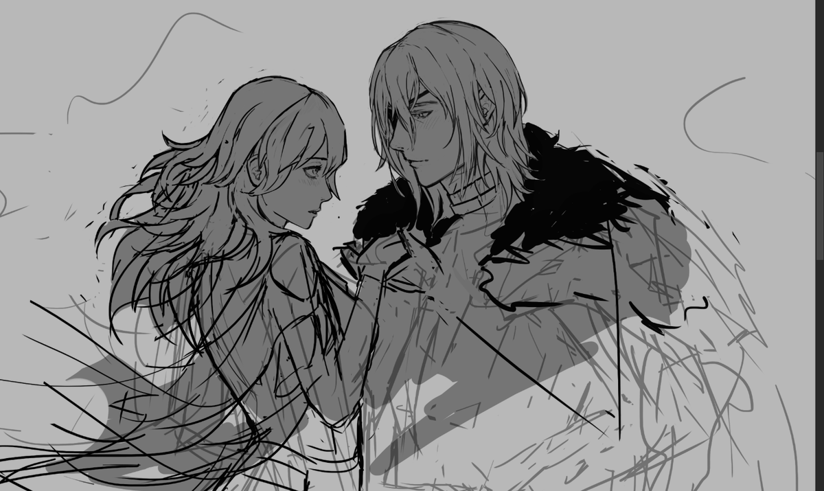 pseudogeny's tweet photo. dimitri and byleth https://t.co/V6Gg6apj3O