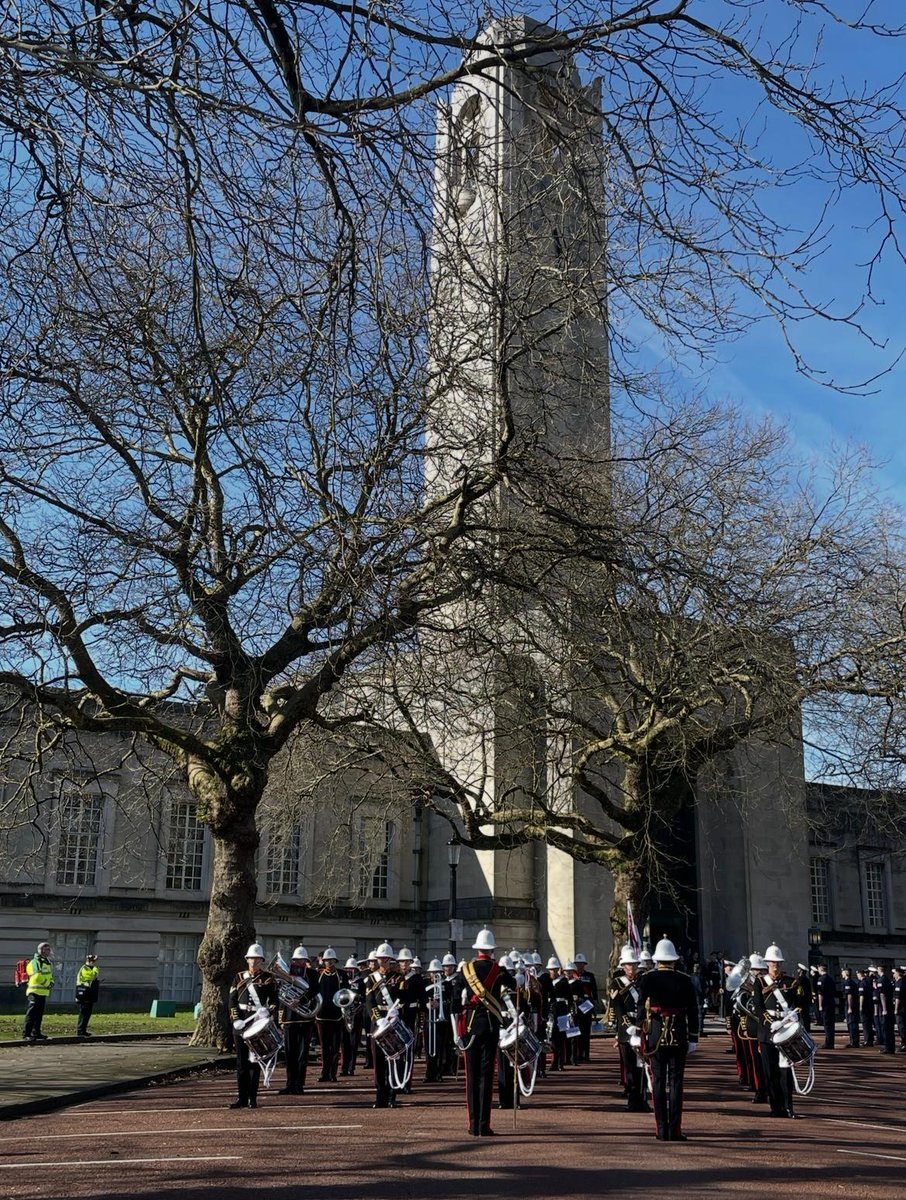 HMS Cambria (@hmscambria) on Twitter photo Swansea streets came alive as <a href="/HMSCambria/">HMS Cambria</a> exercised their Freedom of the City with drums beating, flags flying and bayonets fixed. Such a great way to celebrate St David’s Day 🏴
<a href="/RNReserve/">Royal Naval Reserve</a> <a href="/RNinWales/">Royal Navy in Wales Cymru</a> <a href="/SwanseaCouncil/">Swansea Council</a> <a href="/RFCAforWales/">RFCA for Wales</a> <a href="/RAdmJudeTerry/">Rear Admiral Jude Terry</a> Swansea streets came alive as <a href="/HMSCambria/">HMS Cambria</a> exercised their Freedom of the City with drums beating, flags flying and bayonets fixed. Such a great way to celebrate St David’s Day 🏴
<a href="/RNReserve/">Royal Naval Reserve</a> <a href="/RNinWales/">Royal Navy in Wales Cymru</a> <a href="/SwanseaCouncil/">Swansea Council</a> <a href="/RFCAforWales/">RFCA for Wales</a> <a href="/RAdmJudeTerry/">Rear Admiral Jude Terry</a>