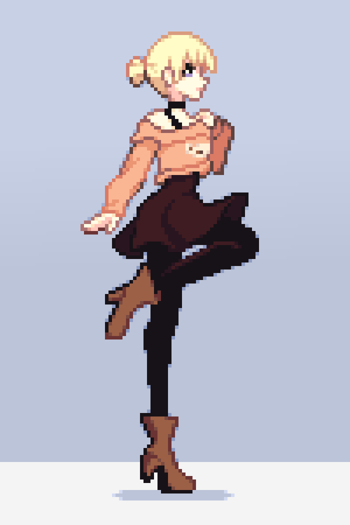 Aniebodie's tweet image. OC of @/AemAsca #Aem25_DTIYS #pixelart #ドット絵