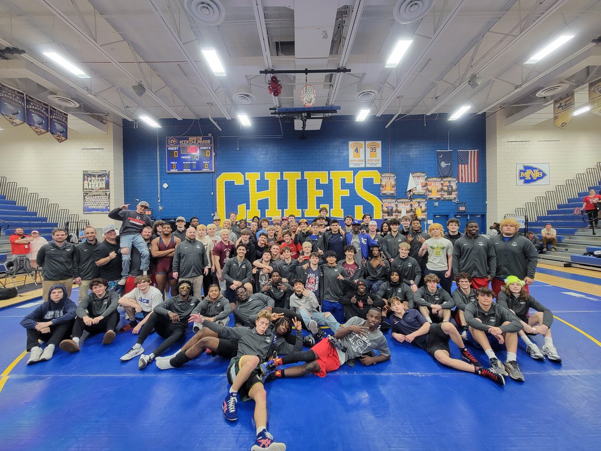 SC Wrestling Coaches Association (@scwca1989) on Twitter photo Another North/South All-Star event comes to a close. Thanks to <a href="/NMBAthletics/">North Myrtle Beach High School Athletics</a> for continuing to host this event for the kids!
1st 5A/1A2A North
2nd 5A/1A2A South
3rd 3A/4A North
4th 3A/4A South Another North/South All-Star event comes to a close. Thanks to <a href="/NMBAthletics/">North Myrtle Beach High School Athletics</a> for continuing to host this event for the kids!
1st 5A/1A2A North
2nd 5A/1A2A South
3rd 3A/4A North
4th 3A/4A South