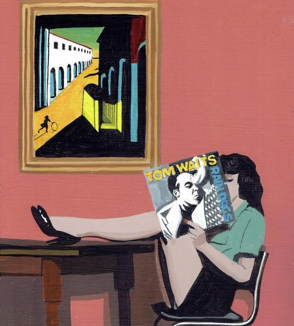 pulpbrotherart's tweet photo. #dechirico #tomwaits #anderspetersen #raindogs https://t.co/hHNOIKxHK6