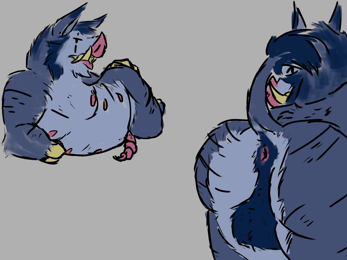KiddfoxS's tweet photo. Made anthro boar version of Jin, have his hog and balls https://t.co/2ToNvaq4Mz