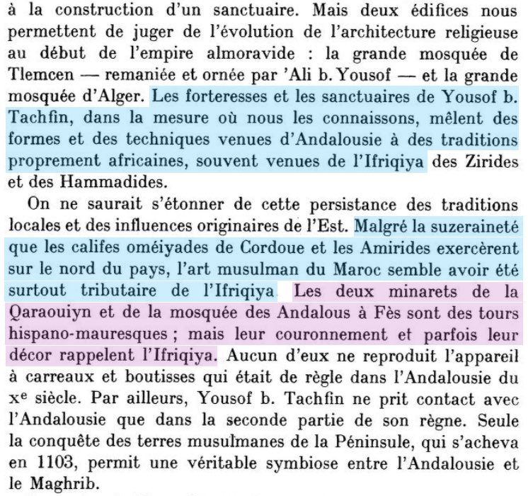 Tunisianesque's tweet image. 🇹🇳🇲🇦| Des monuments d’influence tunisienne au Maroc ?

« Malgré la suzeraineté que les califes Omeyyades de Cordoue et les Amirides exercèrent sur le nord du pays, l'art musulman du Maroc semble avoir été surtout tributaire de l'Ifriqiya »