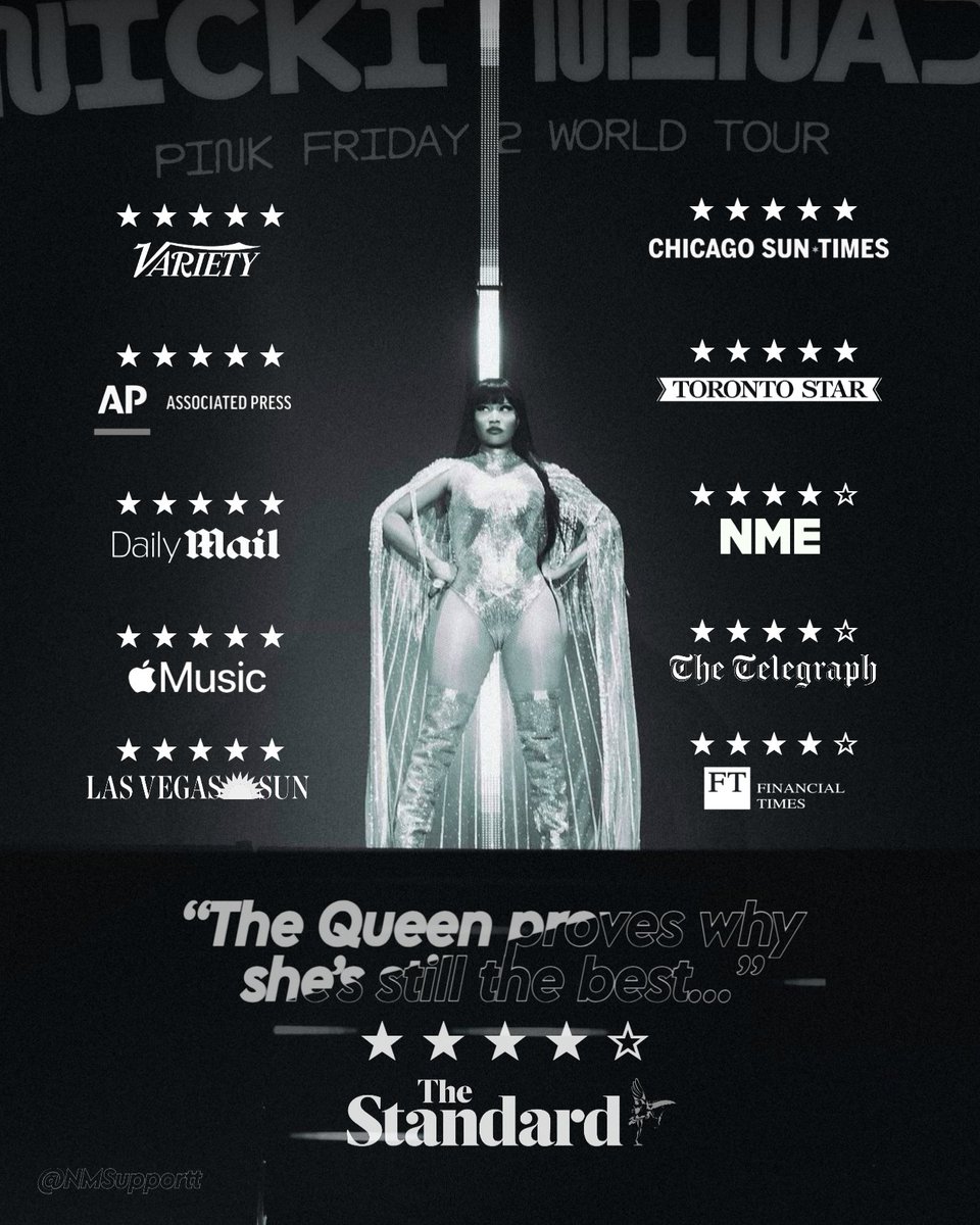 1 year ago today, Nicki Minaj kicked off the highest-grossing female rap tour of all time, Pink Friday 2 World Tour.