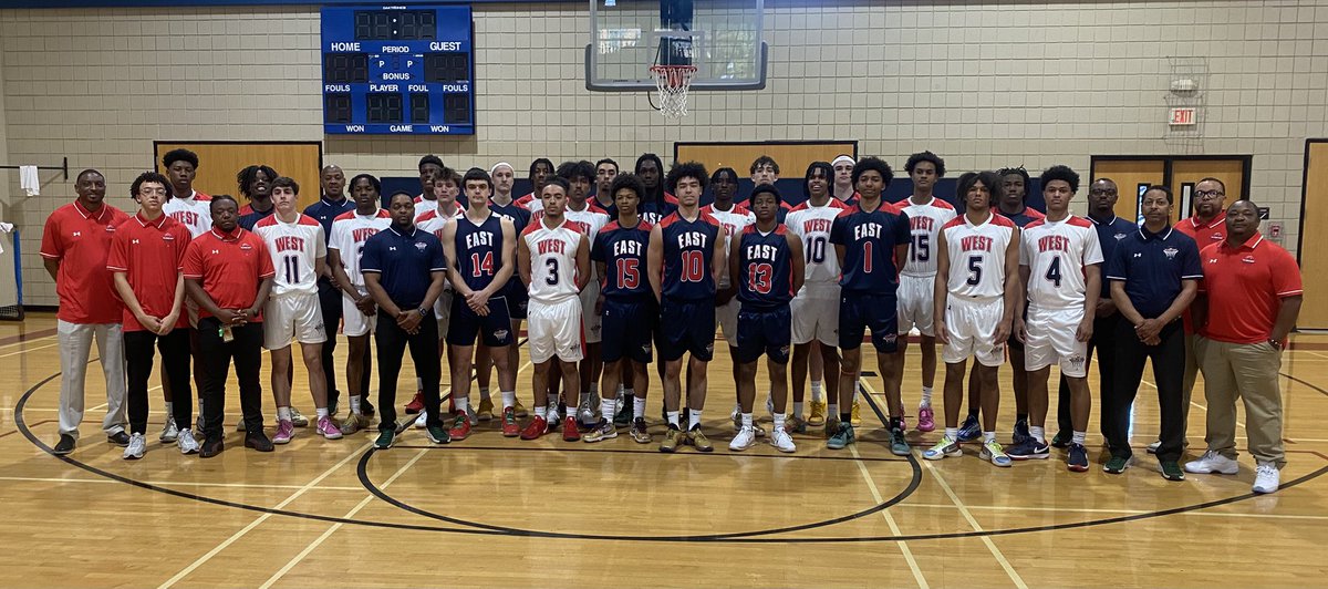 Great time today at the NC Private School All-Star Basketball Game!! Both teams had great practice sessions on Friday, followed by solid performances on Saturday! East takes the victory, 116-101, over the West! MVP went to Brycen Redman (Westminster Catawba) with 18 pts.