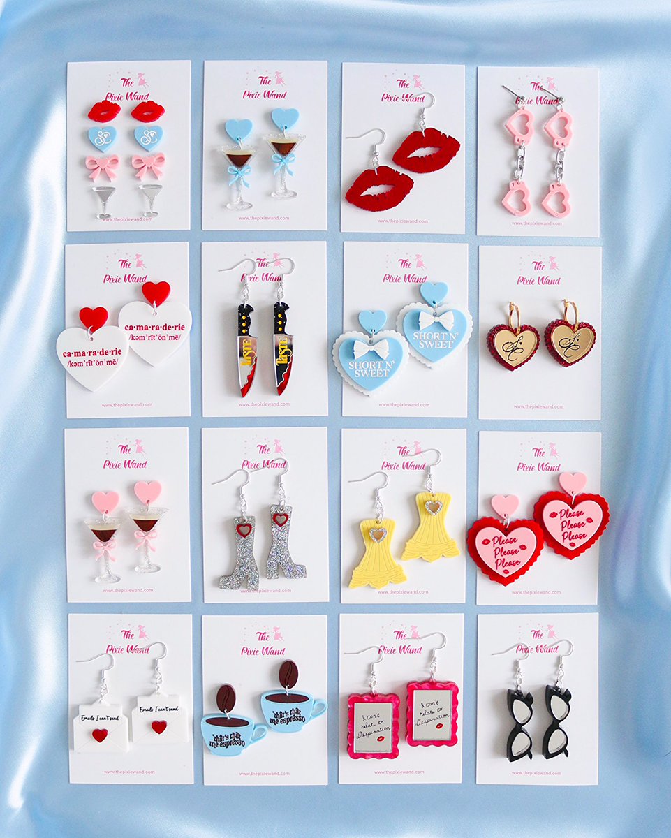 Sabrina carpenter totally deserves that award plus she looks absolutely gorgeous tonight! We still have our short n sweet earring collection available 💋 thepixiewand.com/search?q=sabri… #BRITs2025 #britawards #sabrinacarptener #thepixiewand