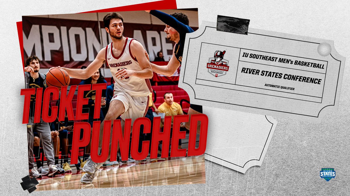 River States Conference (@riverstatesconf) on Twitter photo Cinderella, your ticket to the dance awaits!
<a href="/IUSAthletics/">Grenadier Athletics</a> will head to the NAIA Men’s Basketball Tournament as the second auto qualifier from the River States Conference!
The four seed from the West Division, the Grenadiers clinched the spot with today’s win over IU Kokomo! Cinderella, your ticket to the dance awaits!
<a href="/IUSAthletics/">Grenadier Athletics</a> will head to the NAIA Men’s Basketball Tournament as the second auto qualifier from the River States Conference!
The four seed from the West Division, the Grenadiers clinched the spot with today’s win over IU Kokomo!