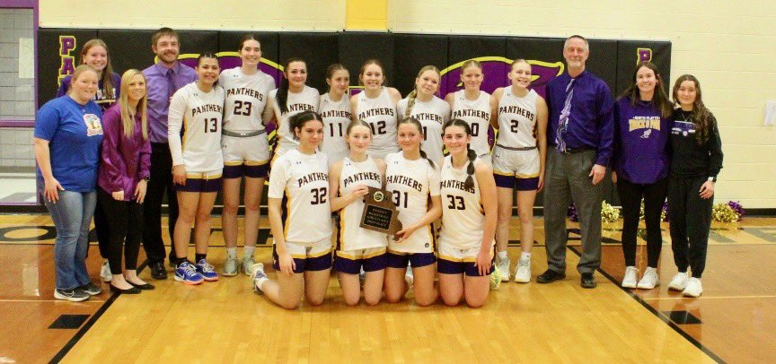 The 2025 Class 2 District 15 Girls Basketball Champions!

North Platte defeated University Academy this afternoon in a thrilling 62-58 game!

The girls now play Nodaway Valley Tuesday night at 6:00 p.m. at home!!!

Congratulations!!!