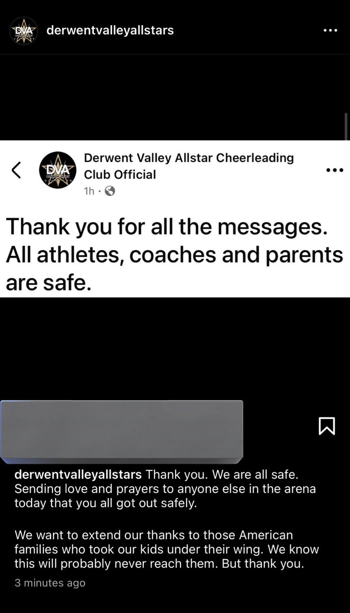 spiritofteal's tweet photo. Message at the bottom for any of the American families that helped DVA Fierce athletes &amp; families  💛🖤 https://t.co/qWumLDbhdT