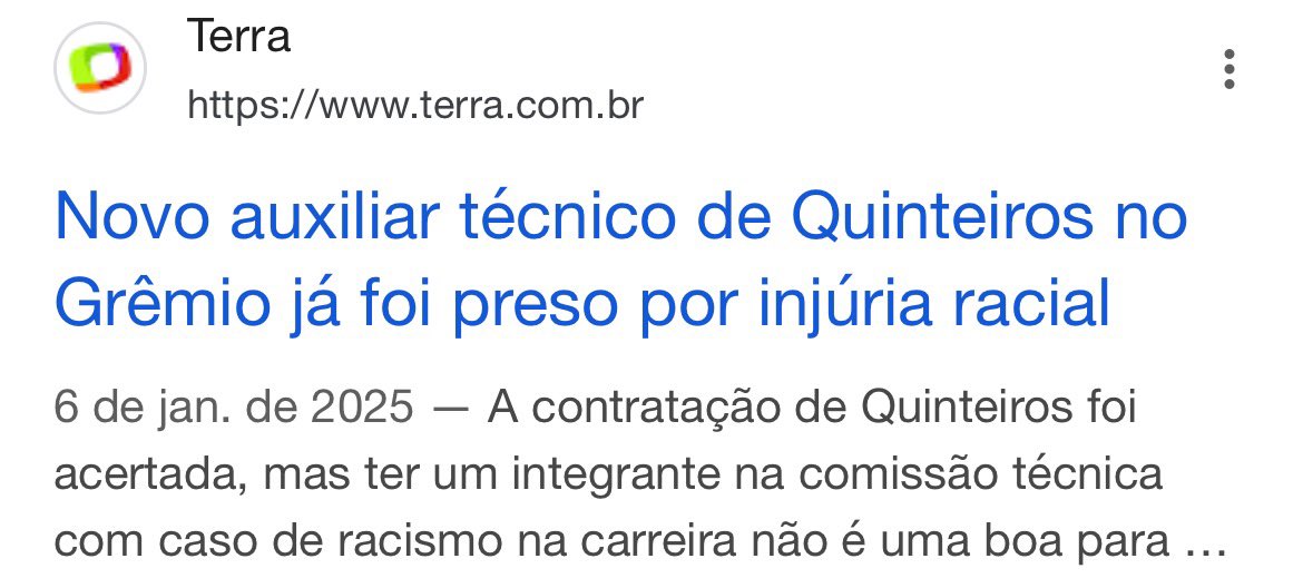 Oq esperar de um técnico cujo auxiliar já foi preso por racismo?