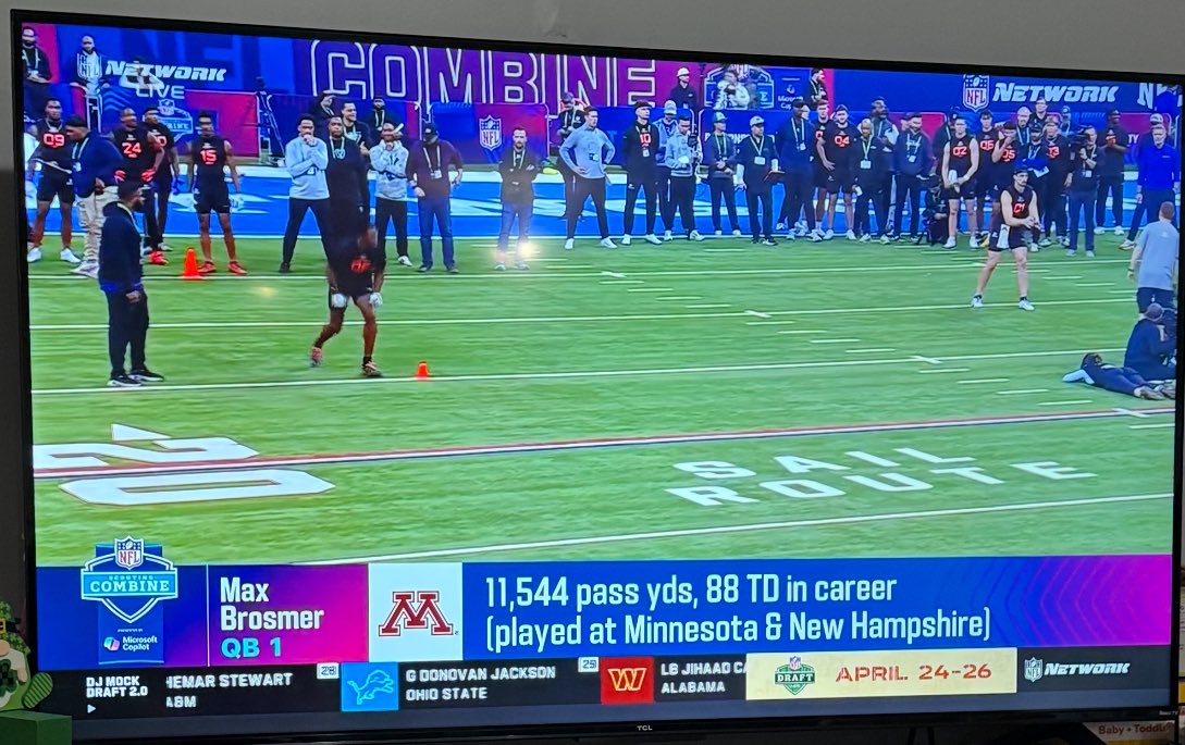 🤔 ….back to back years with guys in the combine <a href="/UNH_Football/">New Hampshire Football</a>