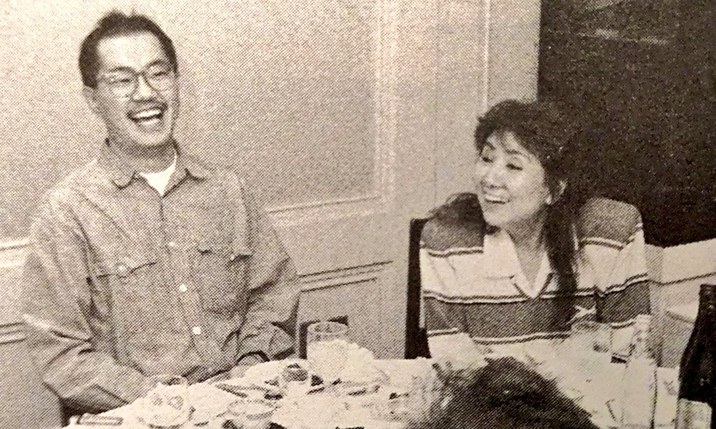 Akira Toriyama and Masako Nozawa