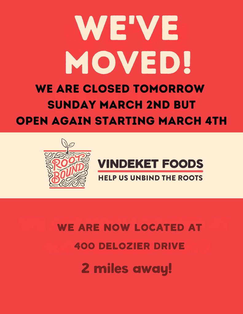 We've moved!

We are closed tomorrow Sunday March 2nd but open again starting Tuesday March 4th for normal hours. New address: 400 Delozier Drive, Fort Collins, Colorado 80524.