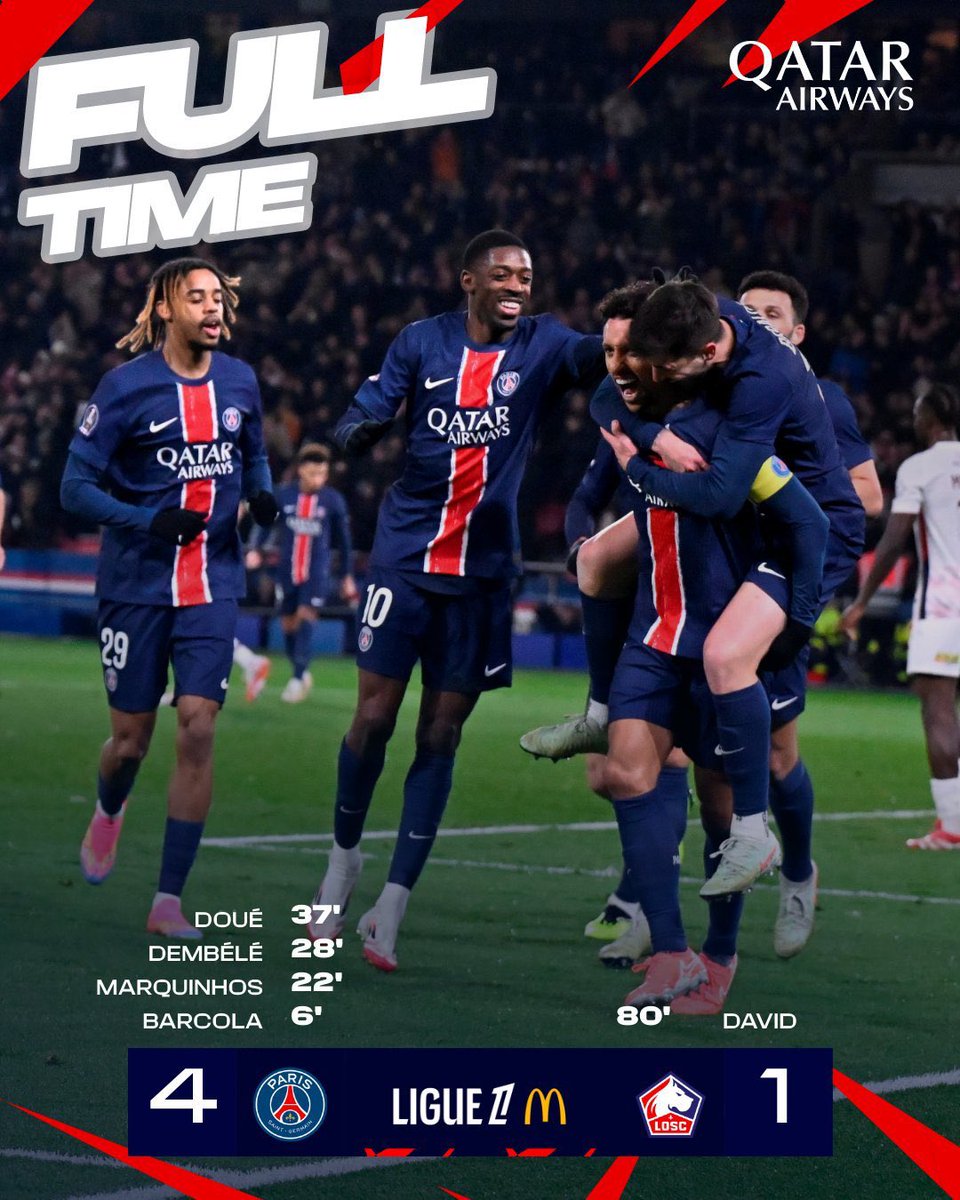 PSG_KR's tweet image. 경기 종료 ⌛️
응원해주신 팬 분들 감사합니다.

#PSGLOSC | #Ligue1