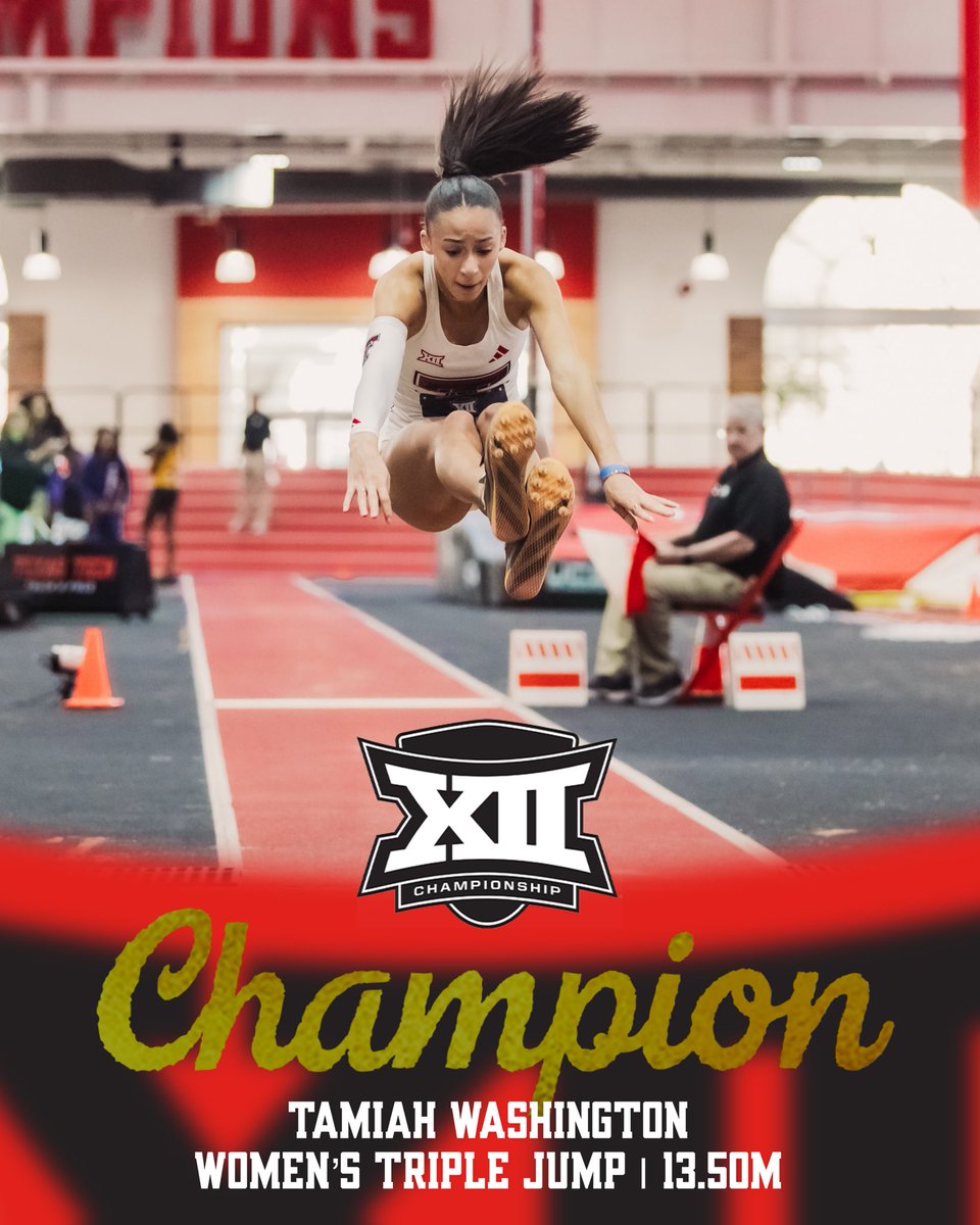 TexasTechTF's tweet photo. 🥇 Tamiah Washington (PB) https://t.co/mCk338UfpQ