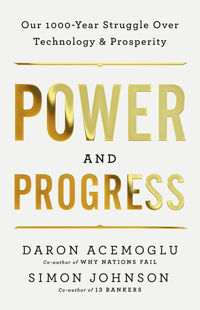 Check out this quote: "Human-complementary technology: Douglas…" - "Power and…" by Daron Acemoglu, Simon Johnson a.co/fLu4thZ