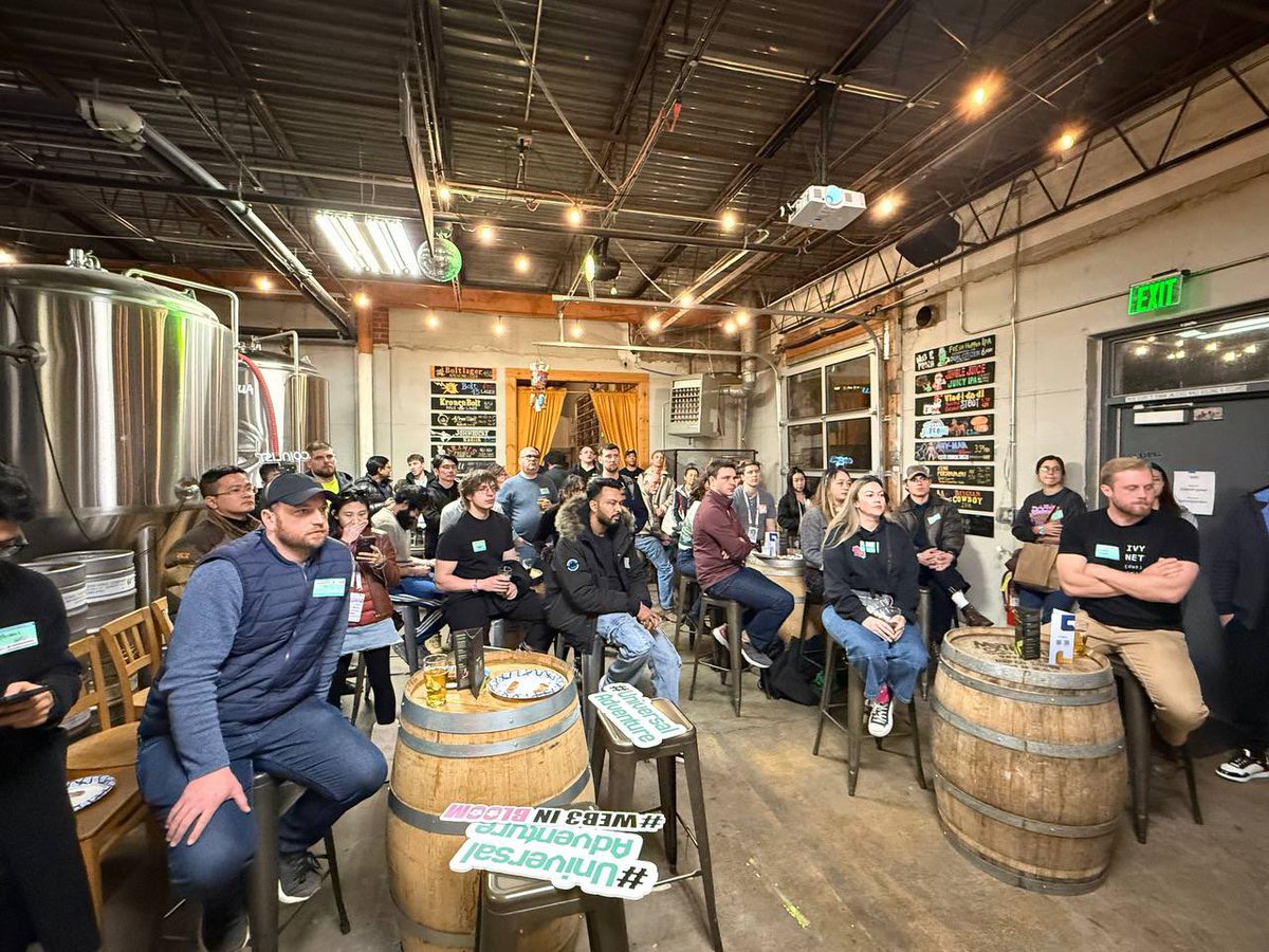 Thanks everyone for coming to our event last night. Hope you enjoy all the beers and talk. <a href="/DFG__Official/">DFG</a> <a href="/JSquare_co/">Jsquare</a> @zetablockchain <a href="/CoinList/">CoinList</a>