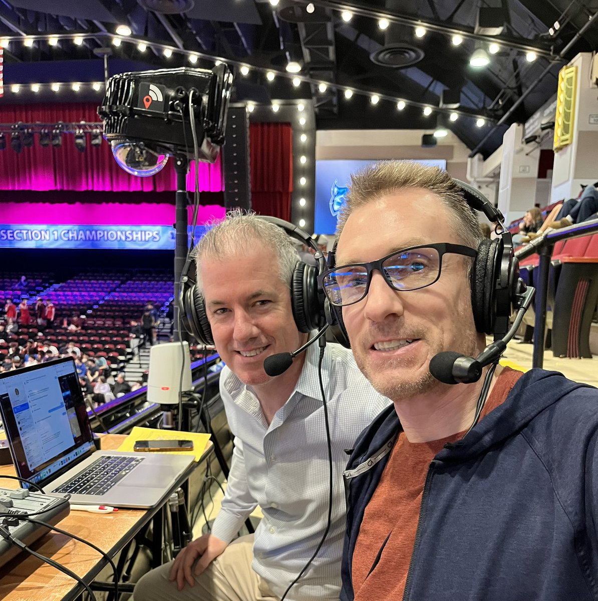 Croton-Harmon Tigers Boys’ Basketball (@chhstigersbball) on Twitter photo Back at it once again🎙️with the Great KDJ <a href="/KDJmedia1/">Kevin Devaney Jr.</a> 🎤 📺 here at The County Center. Thanks for the opportunity. Always a blast! <a href="/CrotonAthletics/">CHUFSD Athletics, PE, and Health</a> Back at it once again🎙️with the Great KDJ <a href="/KDJmedia1/">Kevin Devaney Jr.</a> 🎤 📺 here at The County Center. Thanks for the opportunity. Always a blast! <a href="/CrotonAthletics/">CHUFSD Athletics, PE, and Health</a>