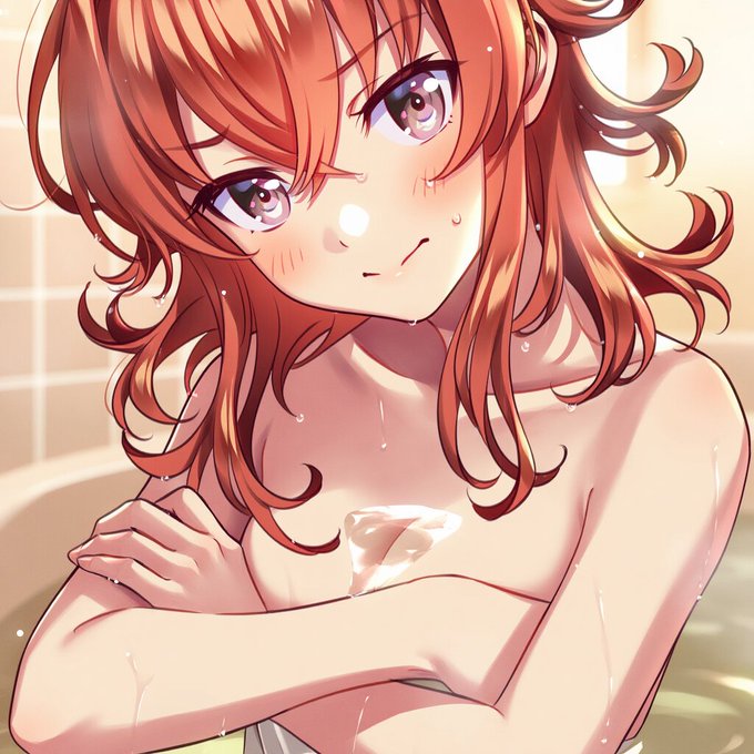 嵐の入浴シーン(艦これ) 