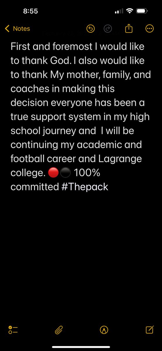 Bruce Woodson jr (@bruce_woodson23) on Twitter photo 100% Committed to Lagrange college 🔴⚫️ <a href="/CoachWMD/">Wes Dodson</a> <a href="/coachchrisjerry/">Coach Chris</a> <a href="/LaGrangeFTBL/">LaGrange College Football</a> <a href="/icoachdfb/">Coach D</a> <a href="/Rod121Lindsey/">Coach Lindsey-The Professor</a> <a href="/COACHRYMER/">Kalvin Rymer</a> <a href="/Coach__Talbert/">Coach Talbert</a> 100% Committed to Lagrange college 🔴⚫️ <a href="/CoachWMD/">Wes Dodson</a> <a href="/coachchrisjerry/">Coach Chris</a> <a href="/LaGrangeFTBL/">LaGrange College Football</a> <a href="/icoachdfb/">Coach D</a> <a href="/Rod121Lindsey/">Coach Lindsey-The Professor</a> <a href="/COACHRYMER/">Kalvin Rymer</a> <a href="/Coach__Talbert/">Coach Talbert</a>