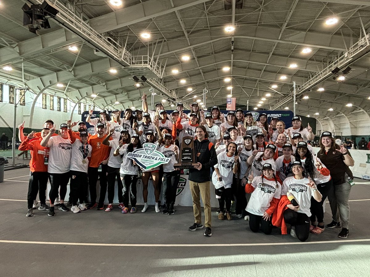 For the first time since 1999, your BGSU Falcons are the MAC Indoor Champions!!