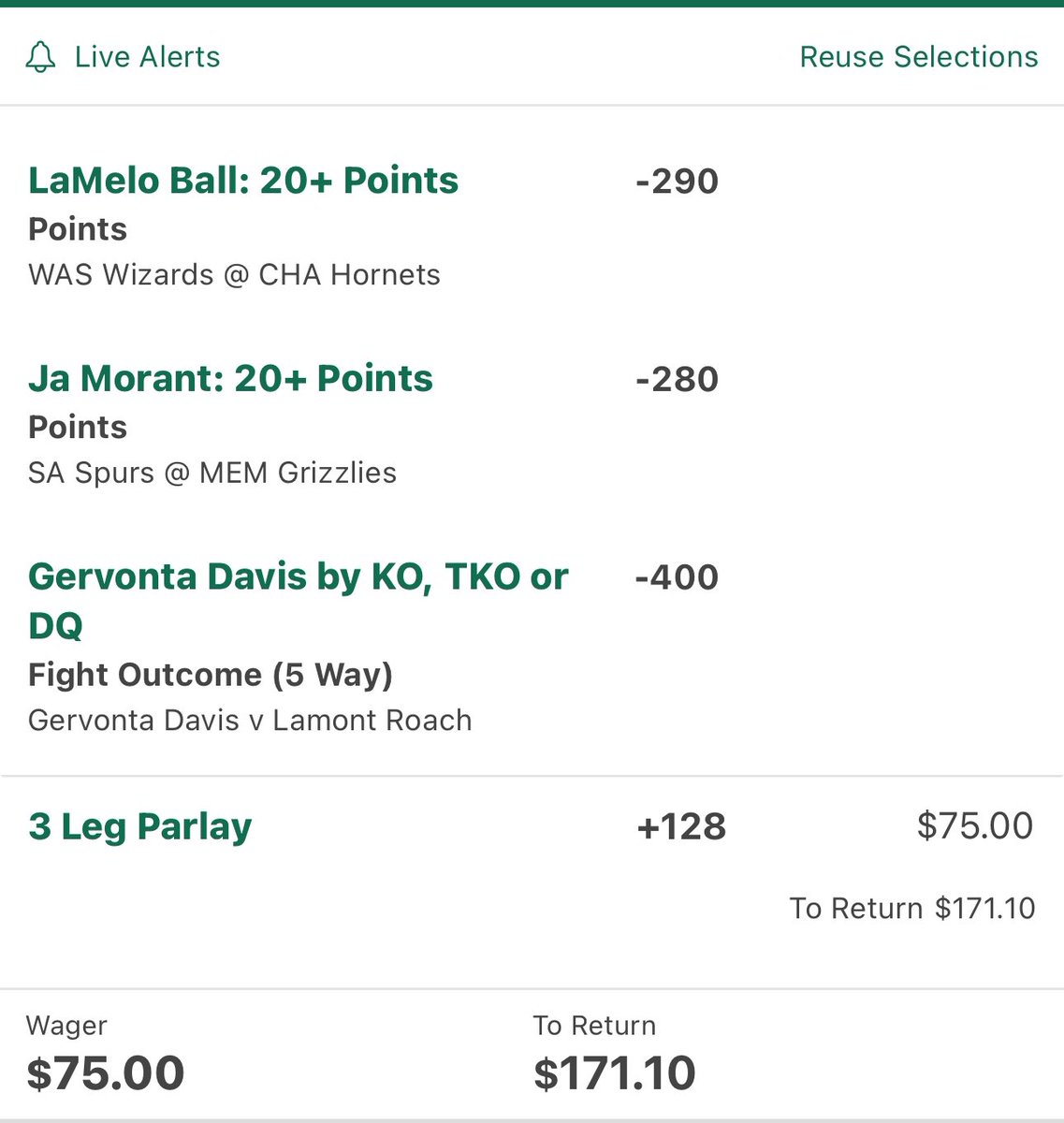 DoubleUPBetzz's tweet photo. Running it back after Madrid sold the last play! LaMelo 20+, Ja 20+, and Tank by KO—locking this in! Let’s cash it. #DoubleUp 
#Tankdavies #Nba #lameloball #Jabuckets https://t.co/6gBOSGEaOi