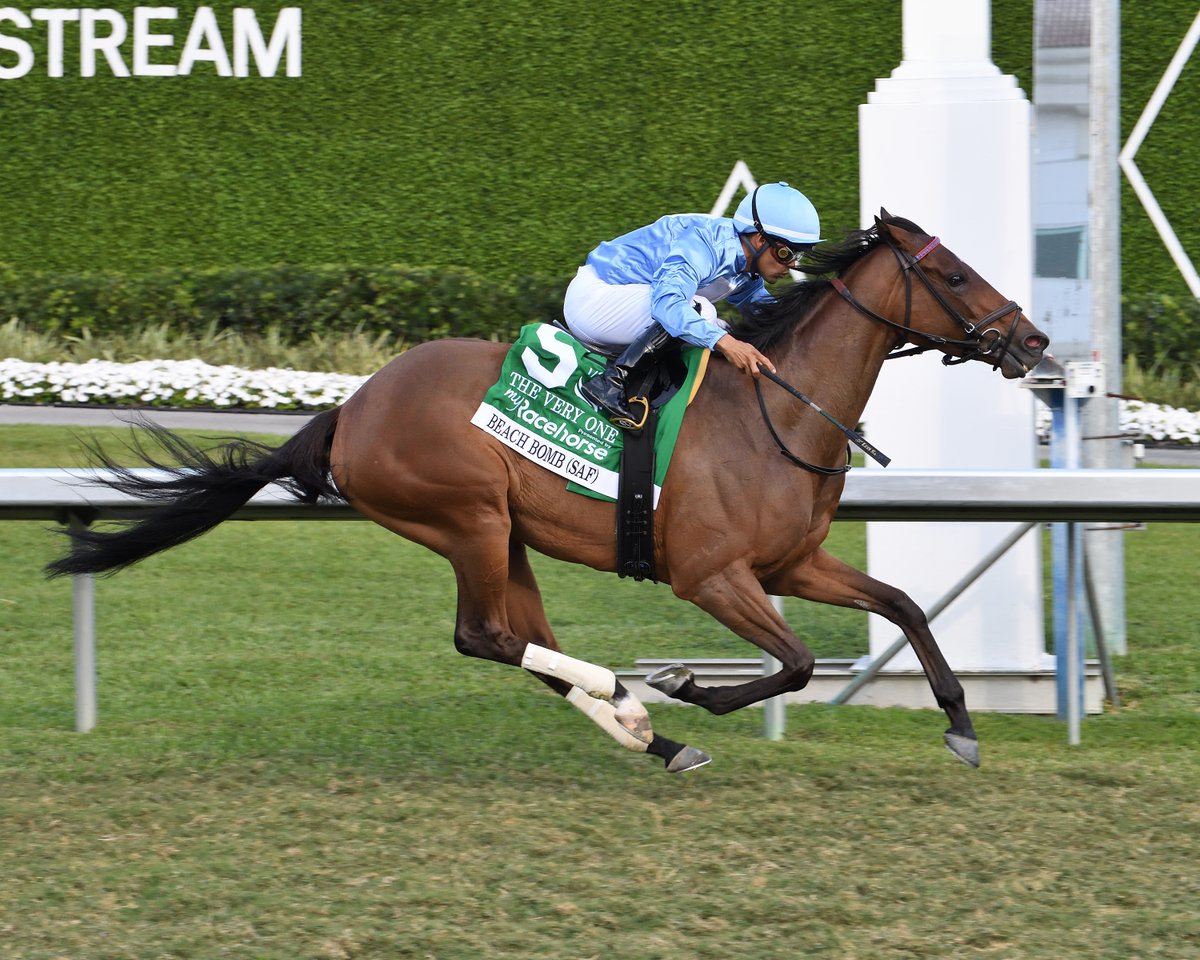 BEACH BOMB (SAF) wins first North American graded stakes race 🏖️💣

herringswellstables.com/first-u-s-stak…

#PoweredbyTLore
#HorseBitscuits
<a href="/coglianesephoto/">Coglianese Photos</a>