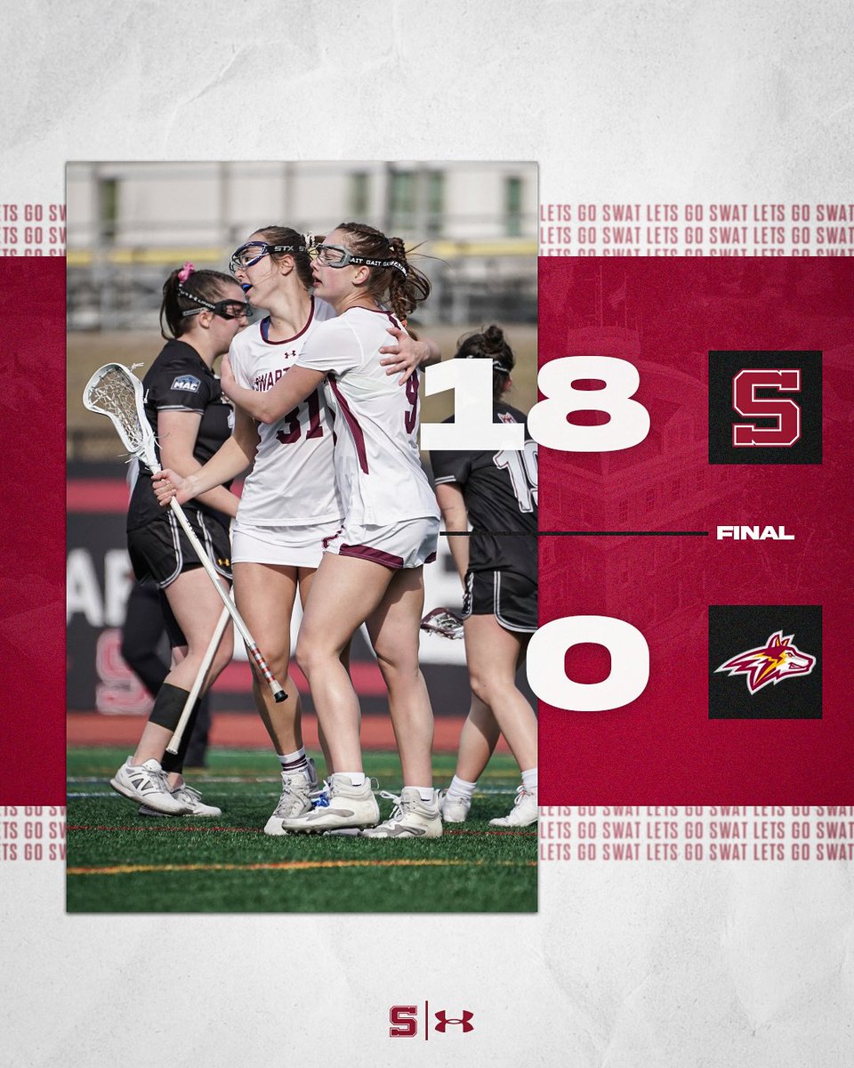 The Garnet keep rolling 👏

Women’s lacrosse shuts out Alvernia for their third-straight win to open the season! Annabel Stifler led the way with four goals.