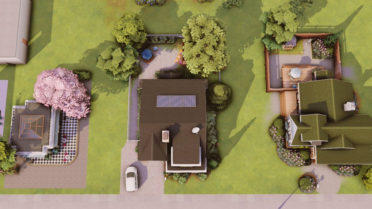 KiwiSimsKate's tweet photo. A bird's eye view of my latest speed build - a home to raise your sims family in! 🚪

Watch here 👉https://t.co/C9NeLTdEyI 

#TheSims4 #ShowUsYourBuilds #EACreatorNetwork #StreamShedSave https://t.co/1ol0wtSZeM
