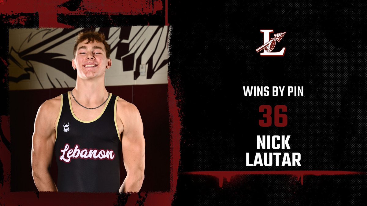 🤼 UPDATE | Nick Lautar wins his 5th place match. 

With the win (pin), Nick has set the new SCHOOL RECORD for wins by pin in a season at 36. Nick broke the record last year as a sophomore at 35. He 1-upped it this year. #Beast