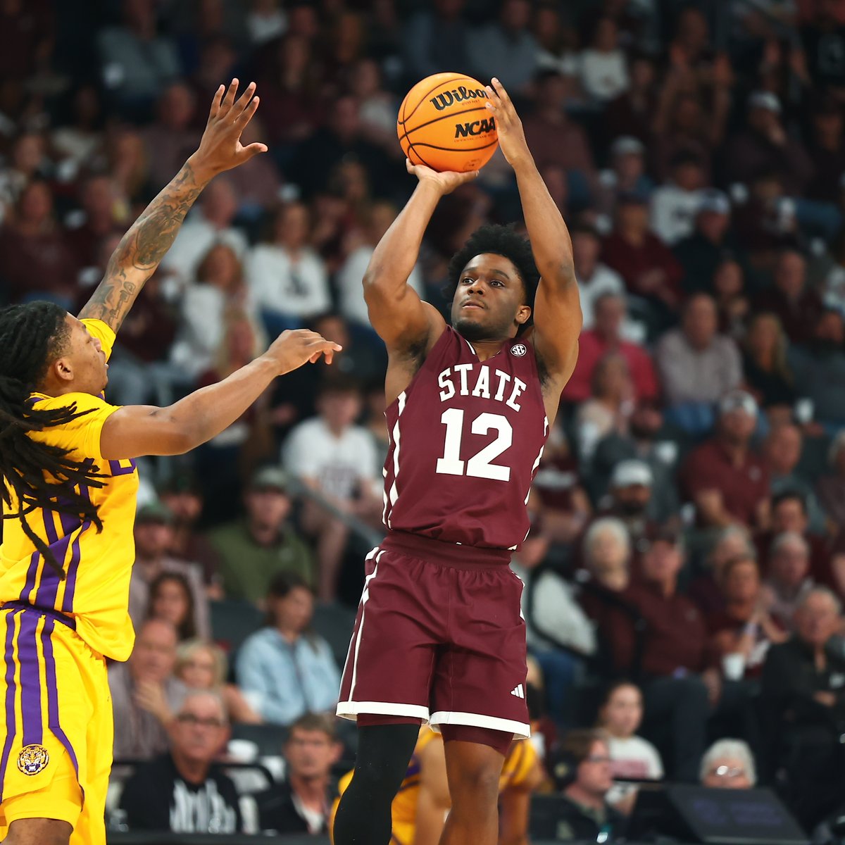 30-point performance. 

Josh Hubbard. 

#HailState🐶 x <a href="/jhubb_3/">Josh Hubbard</a>