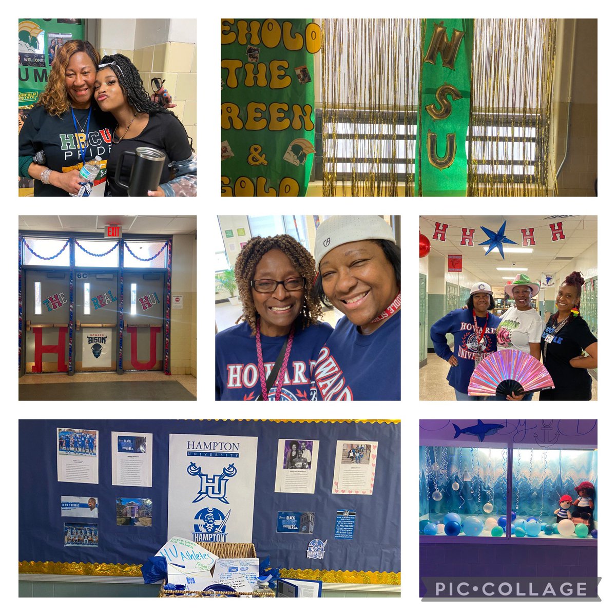 CWMS celebrated Black History Month one HBCU at a time! Let’s go NSU, Howard and Hampton University!
